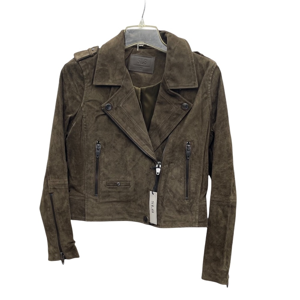 SL8 by Blank NYC leather moto jacket size small NWT - Picture 2 of 9